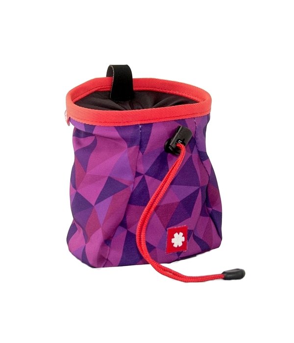 Ocún pytel na magnezium Lucky + Belt, fialová